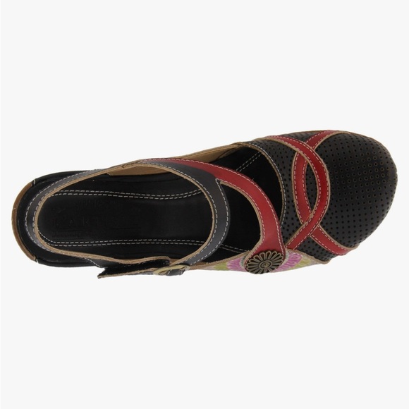 NEW L’Artiste Women's Leather Parkway Mary Jane Flat. Size 37/US 6.5 - Picture 2 of 13